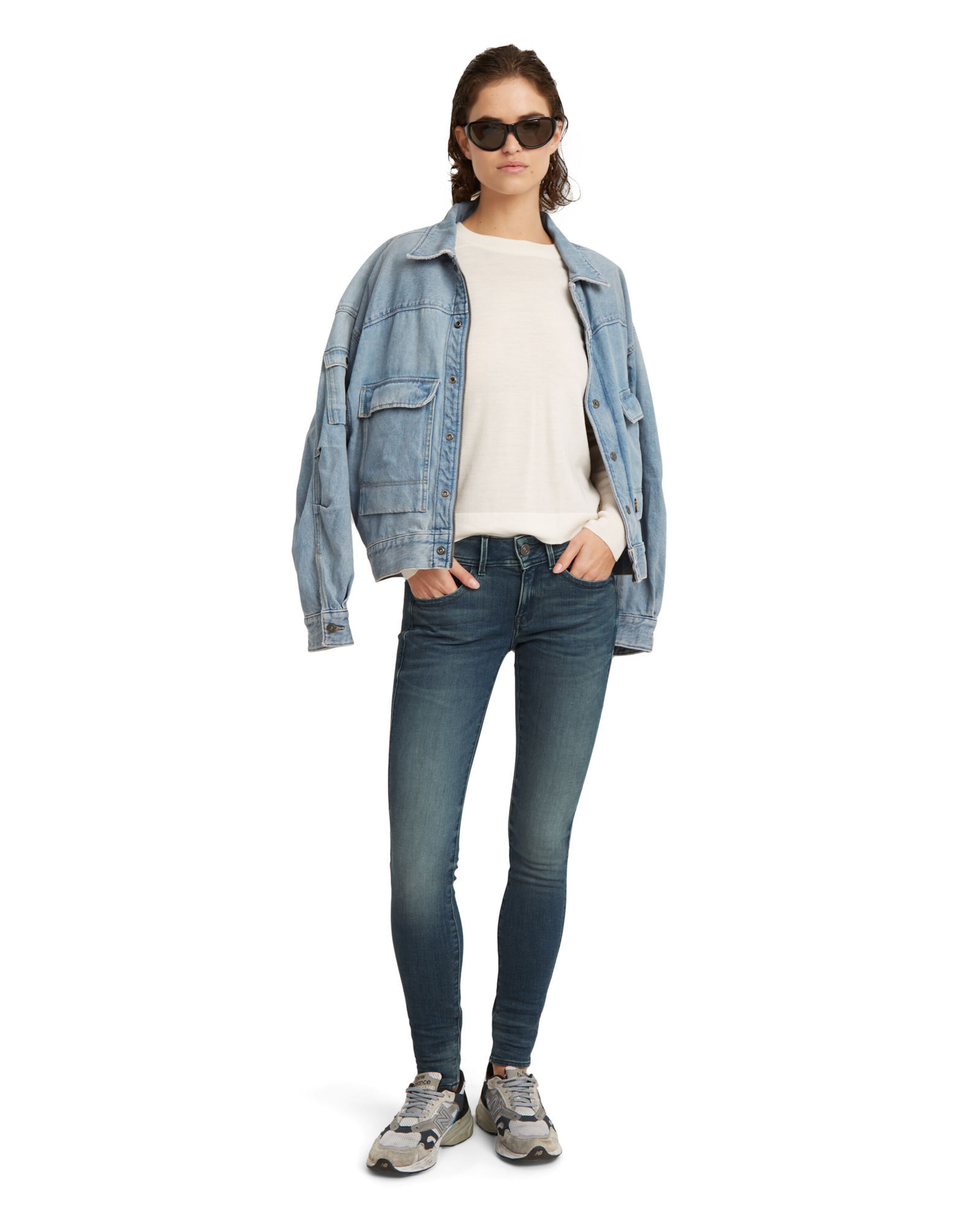 G-STAR Skinny Jeans in Blauw