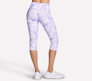 SKECHERS Skinny Workout Pants in Purple