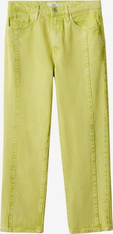 MANGO Slimfit Jeans 'Aneka' i gul: forside