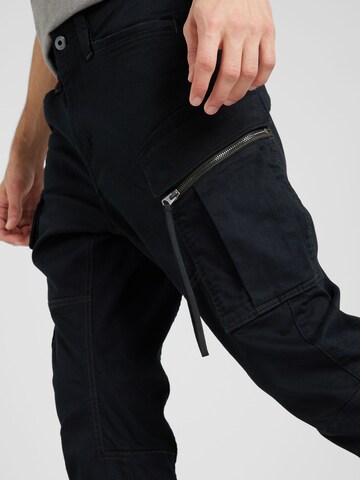 G-Star RAW Tapered Cargo nadrágok - fekete