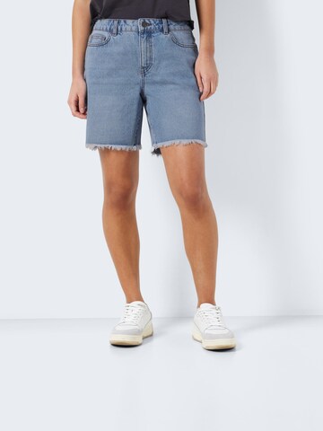 Noisy may Regular Shorts 'Smiley' in Blau: predná strana