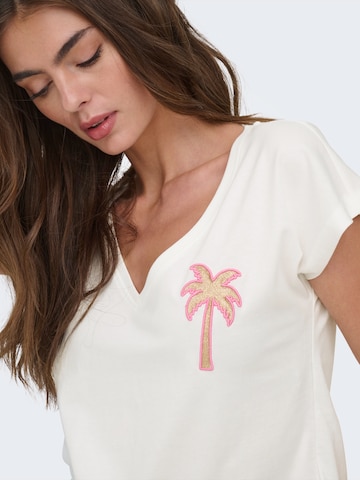 ONLY Tričko 'ONLIMELDA' - Biela