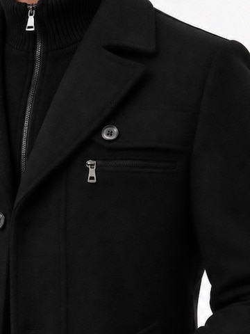 ALLTHEMEN Winterjas 'Mantelatem' in Zwart