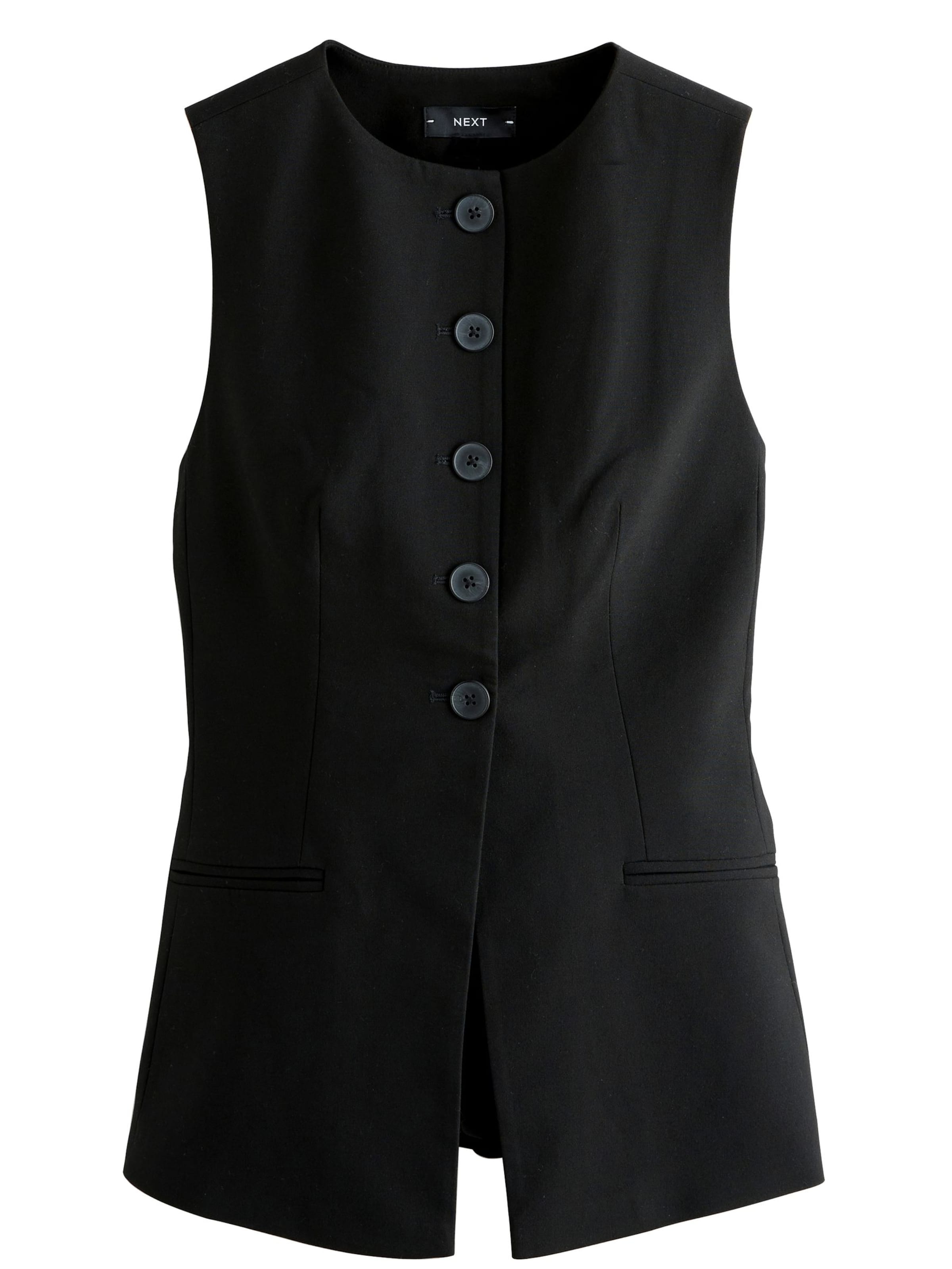 Next Öltönymellény - fekete: elől