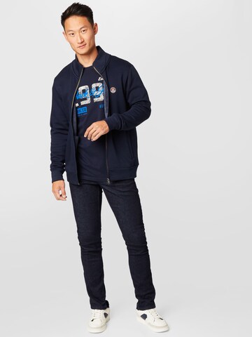 JACK & JONES Тениска 'LAKE' в синьо