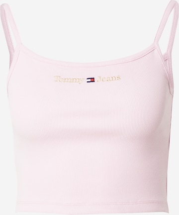 Tommy Jeans Top - rózsaszín: elől