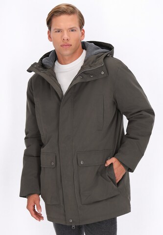 DreiMaster Vintage Tussenjas 'Vintage' in Bruin: voorkant