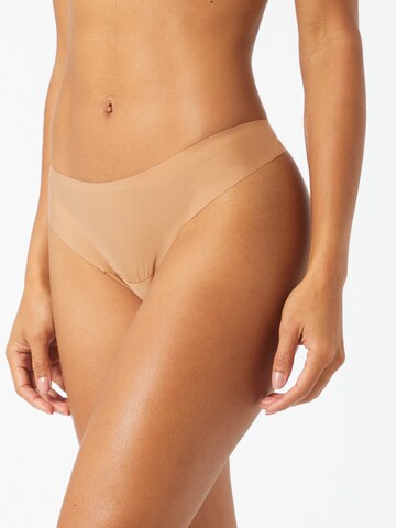 MAGIC Bodyfashion Regular Thong 'Dream Invisibles' in Braun