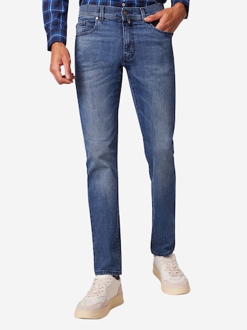 PIERRE CARDIN Slimfit Jeans 'Lyon' in Blauw: voorkant