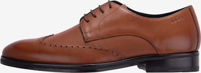 JOOP! Sapato com atacadores 'Piatto Clyde Brogue' em 41 em conhaque / preto, Vista do artigo