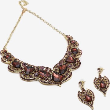 SOHI Jewelry set in Red: front