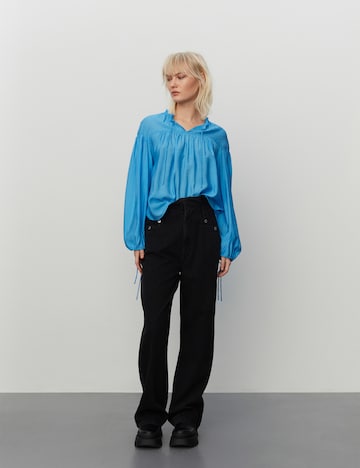 2NDDAY Blouse 'Sheer Delight' in Blauw