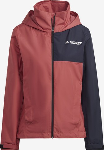 ADIDAS TERREX Outdoorjacke 'Multi Primegreen' in Rot: predná strana