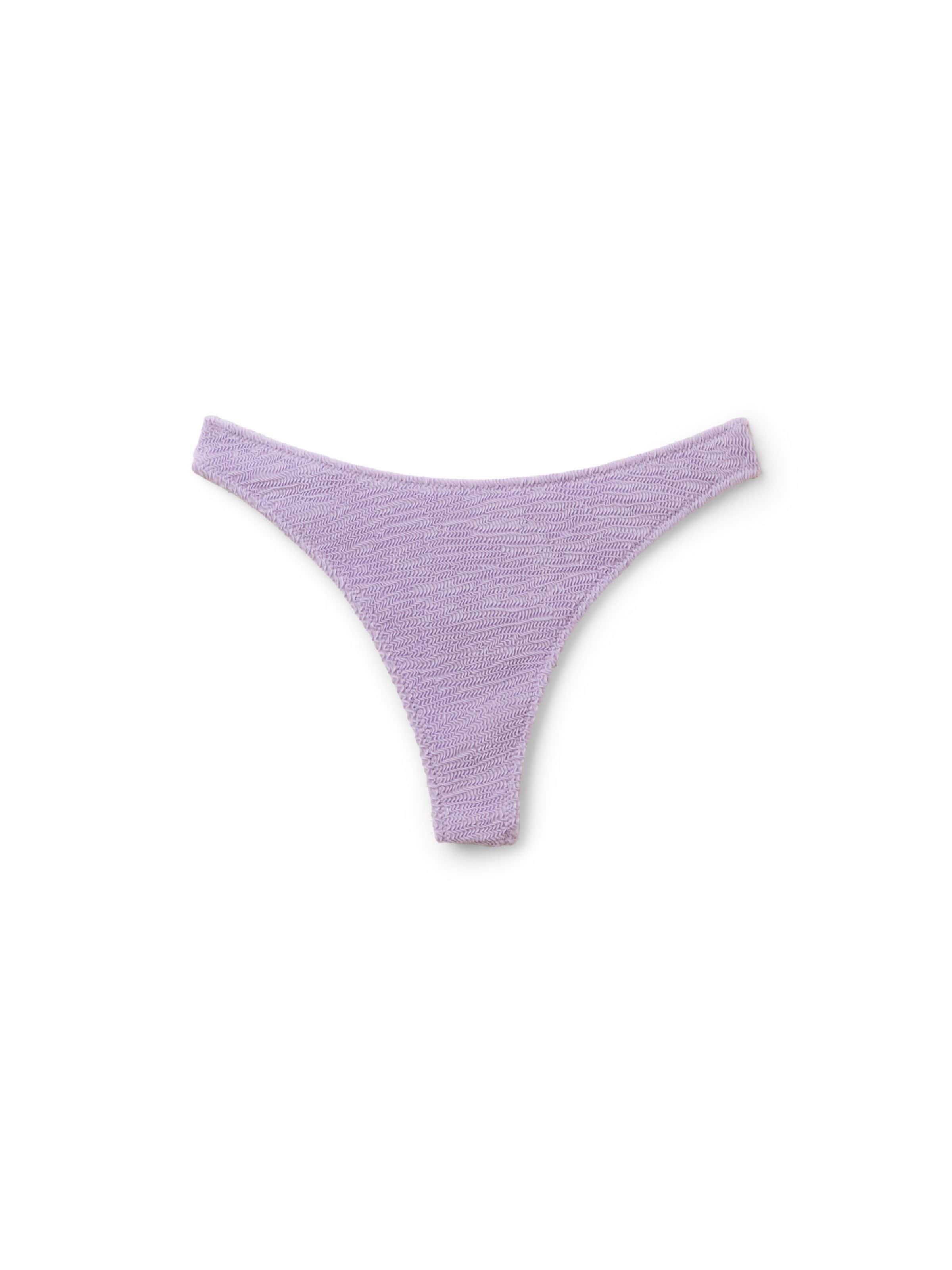 CALZEDONIA Bikini Bottoms 'Crinkle Waves' in Purple: front