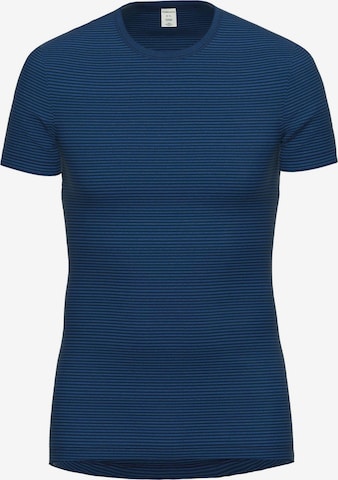 Ammann Undershirt 'Day Classic / Jeans Feinripp' in Blue: front