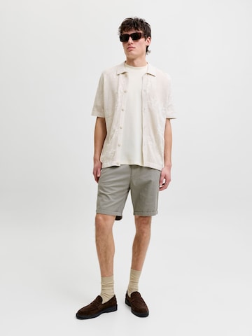 JACK & JONES Regularen Chino hlače 'JPSTFury' | siva barva