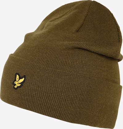 Lyle & Scott Beanie in yellow gold / Olive / Black, Item view