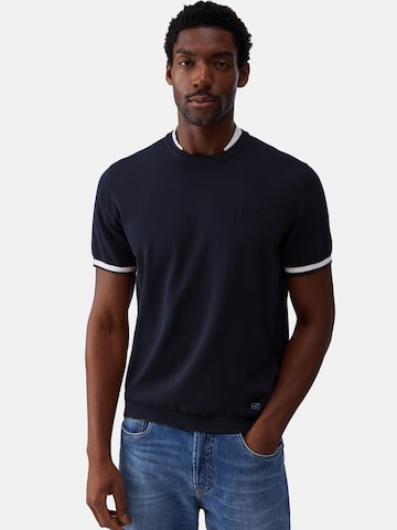 Liu Jo T-shirt 'LIU JO UOMO MAGLIA CHIUSA M/C T-SHIRT' i blå: framsida