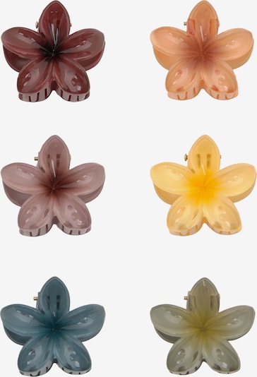 Pull&Bear Nakit za kosu u safirno plava / žuta / maslinasta / sivkasto ljubičasta (mauve) / breskva / bordo, Pregled proizvoda