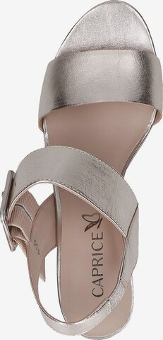 CAPRICE Strap Sandals in Gold