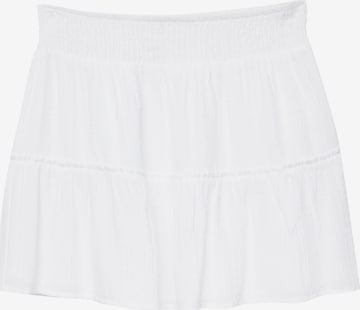 Jupe Pull&Bear en blanc : devant