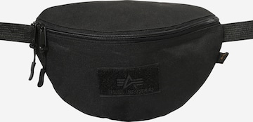 ALPHA INDUSTRIES Fanny Pack in Black: front