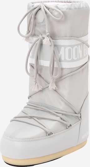 MOON BOOT Sniega apavi 'Nylon', krāsa - sudrabpelēks / balts, Preces skats