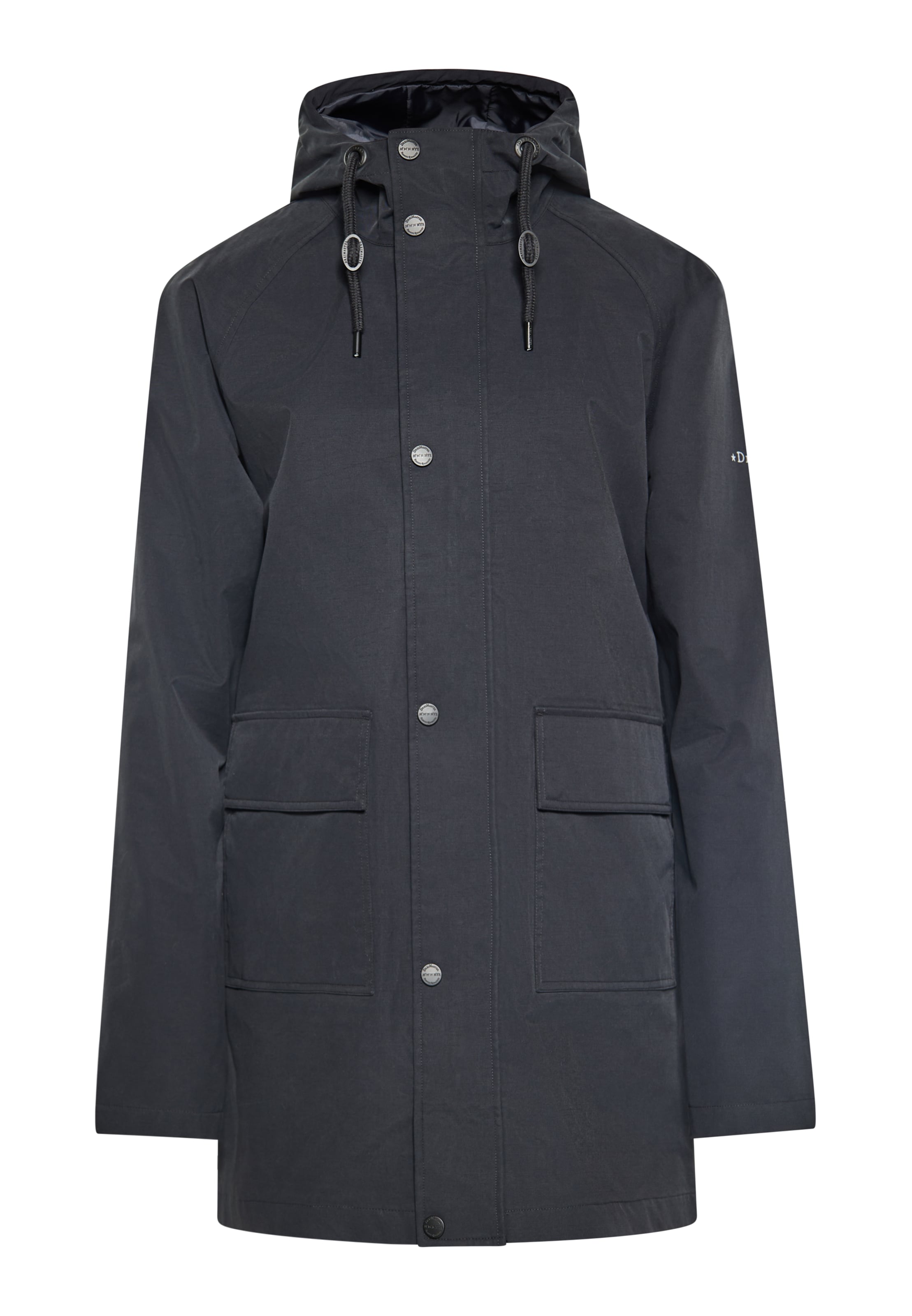 DreiMaster Klassik Prechodná bunda - Čierna: predná strana