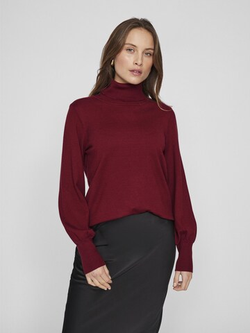 VILA Sweater in Red: front