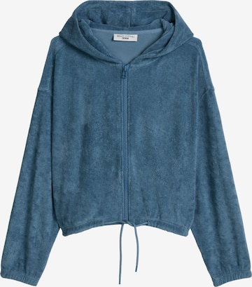 Marc O'Polo DENIM Sweatvest in Blauw: voorkant