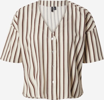 Camicia da donna 'JESMILO' di VERO MODA in beige: frontale