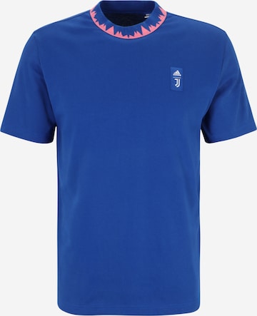 ADIDAS PERFORMANCE - Camisa funcionais 'Juventus Turin' em azul: frente
