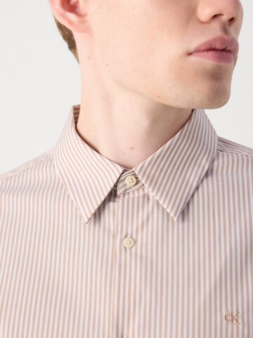 Slim fit Camicia di Calvin Klein in arancione