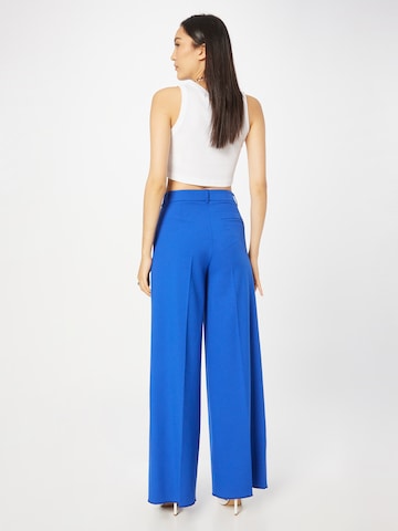 MAX&Co. Wide leg Pleated Pants 'MORFEO' in Blue