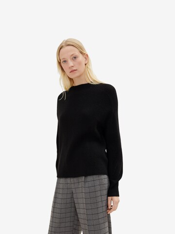 TOM TAILOR Pullover in Schwarz