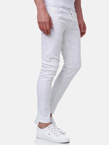 Tazzio - Skinny Vaquero '19534' en blanco