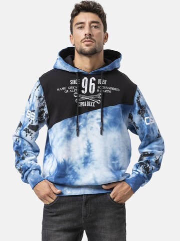 CIPO & BAXX Sweatshirt 'CL593' in Blauw: voorkant
