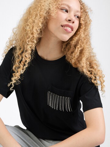 Tricou 'ONLPosh' de la ONLY pe negru