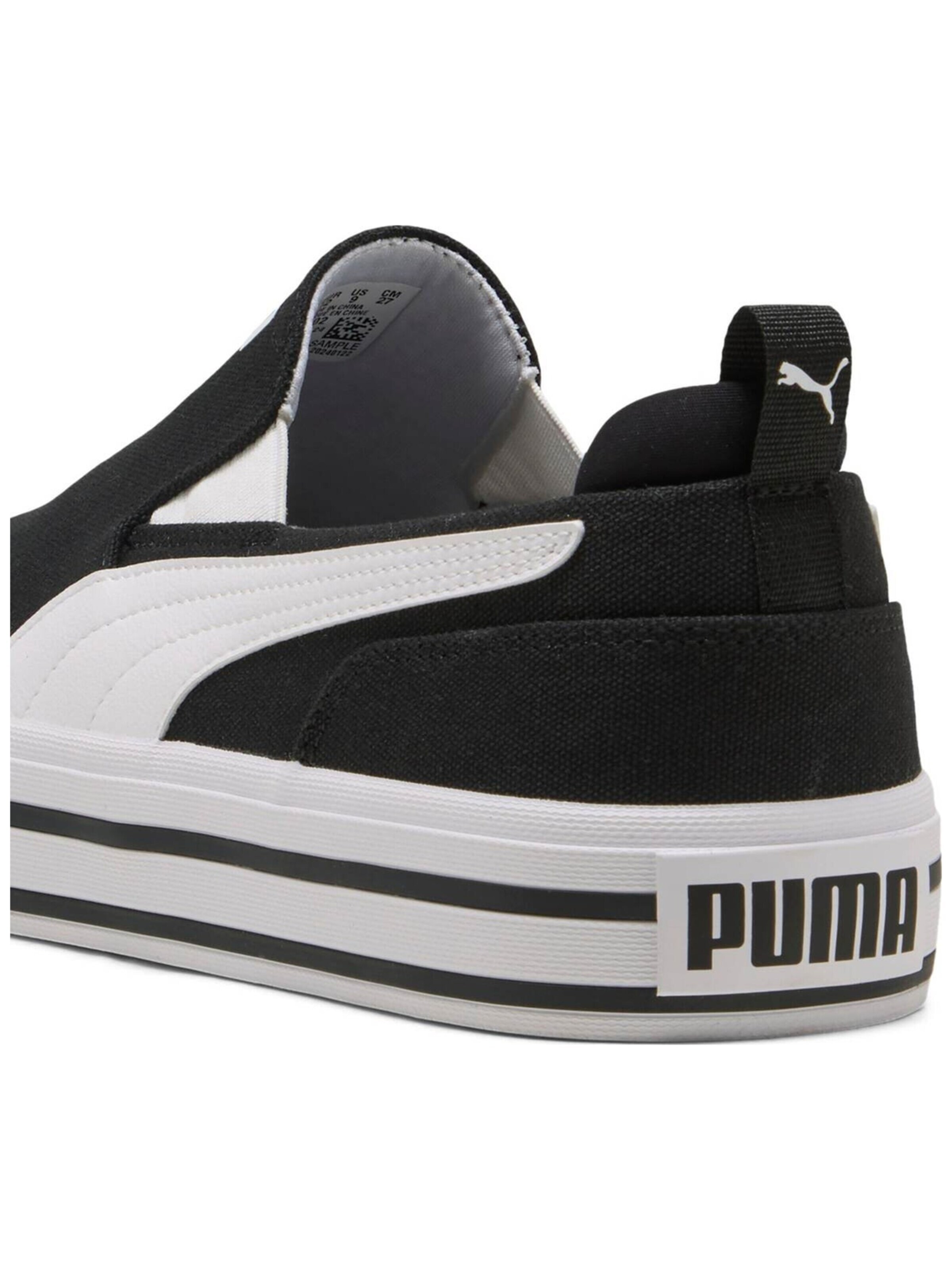 PUMA - Zapatillas sin cordones 'Court Classic' en negro