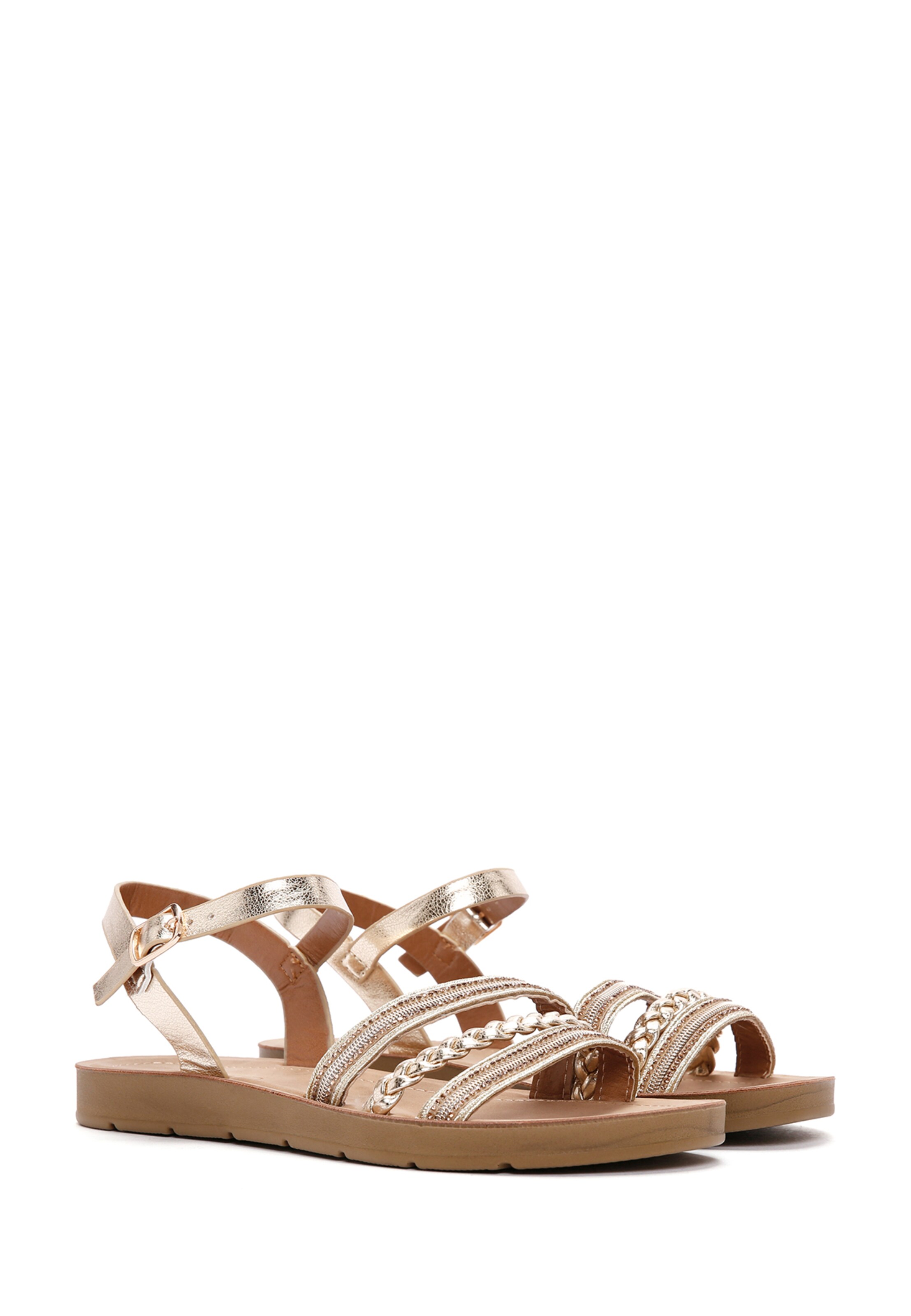 Sandales Derimod en or