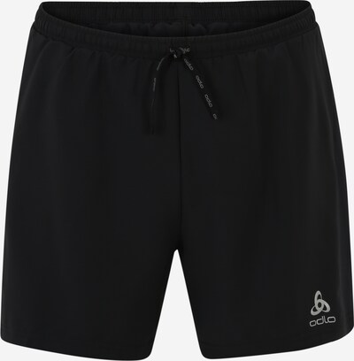 ODLO Sportbroek in de kleur Zilvergrijs / Zwart, Productweergave