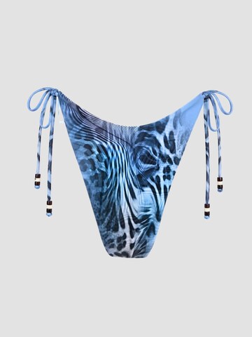 DOUVOS CONTOUR Bikini Bottoms in Blue: front