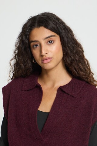 ICHI Bodywarmer 'IHPOVOKE' in Rood