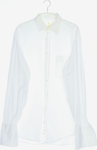 Van Laack Royal Button Up Shirt in XL in White: front