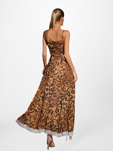 Mew Mews Dress 'Kiran' in Brown