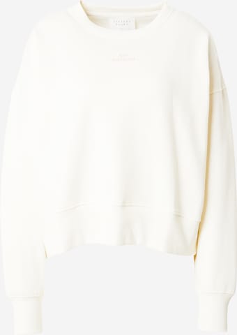SISTERS POINT Sweatshirt 'HIKE' in Wit: voorkant