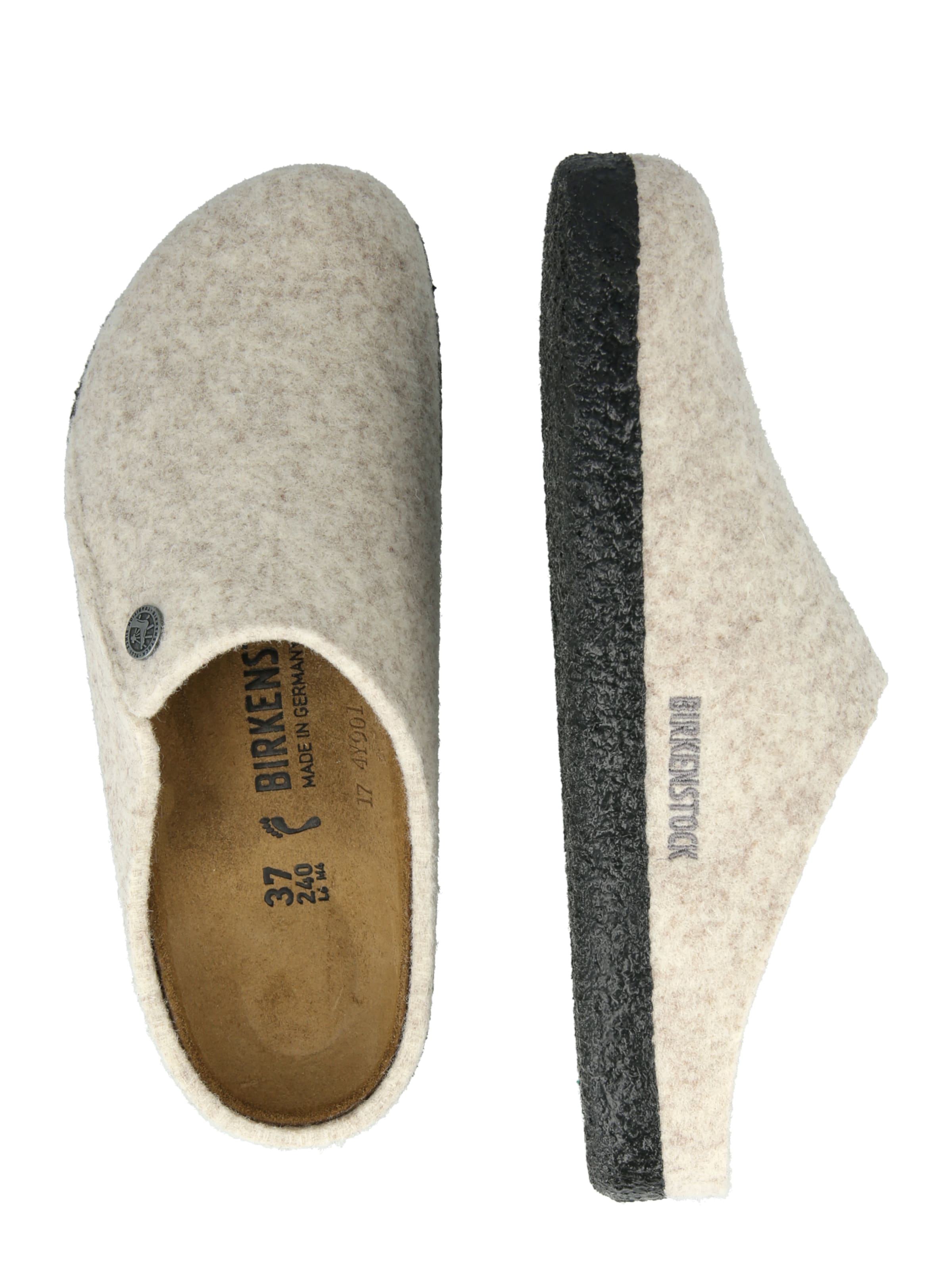 BIRKENSTOCK Домашни пантофи в бяло