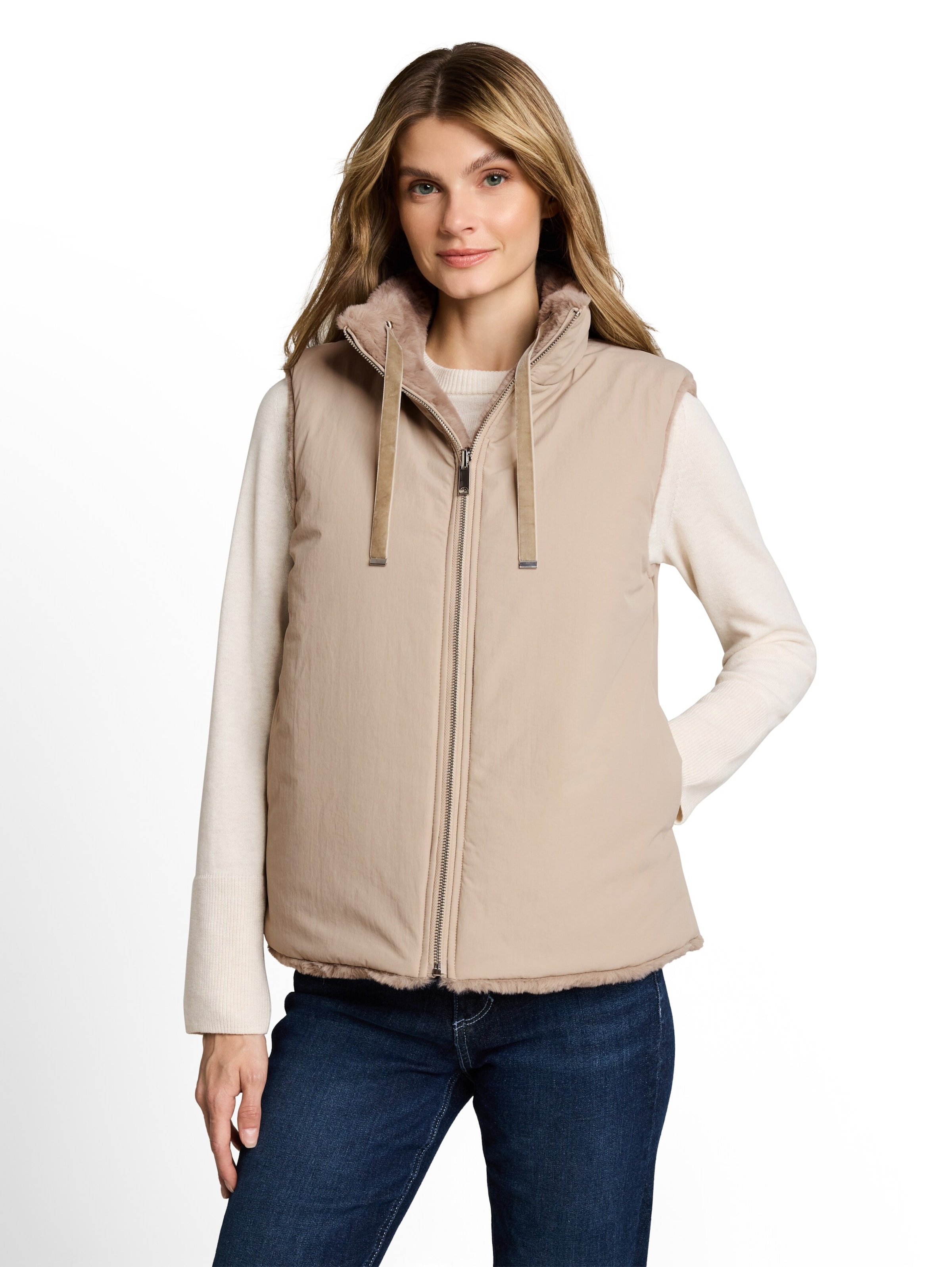 TOM TAILOR Bodywarmer in Grijs