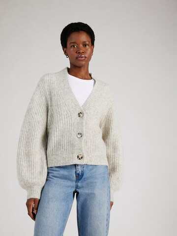 Cardigan 'Molenda' mbym en gris : devant