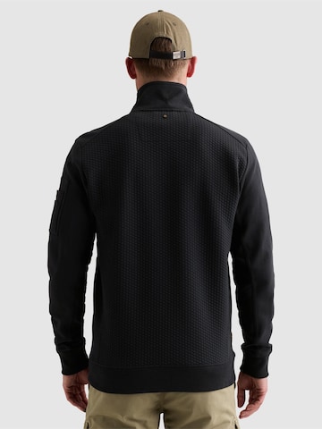Giacca di mezza stagione 'Sweatshirt with jacquard pattern and flight pocket' di PME Legend in blu